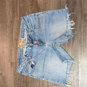 Vintage cut off denim shorts